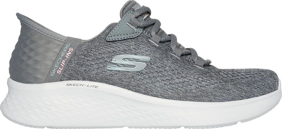 Skechers Dames Skech-Lite Pro Natural Trainers (Grijs)
