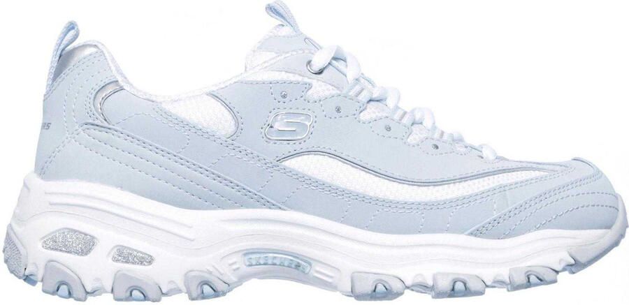 Skechers D'Lites 'Biggest Fan' nubuck-sportschoenen voor dames (Lavendel) - Foto 1