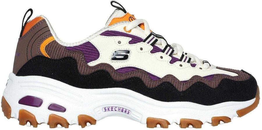 Skechers DLites Classic-sportschoenen voor kinderen (Natuurlijk Paars)