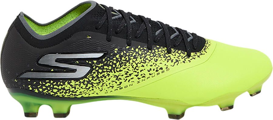 Skechers Elite voetbalschoenen voor heren voor harde ondergrond (Geel zwart)