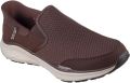 Skechers Equalizer 6.0 Textiel Heren Bruine Sneakers - Bruin