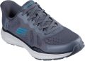 Skechers Equalizer 6.0 Textiel Heren Sneakers Charcoal Blauw - Antraciet