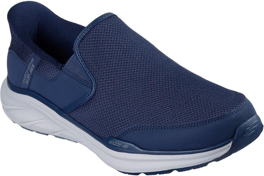 Skechers Equalizer 6.0 Textiel Heren Sneakers Marineblauw