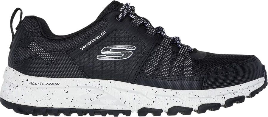 Skechers Escapeplan waterdichte wandelschoenen voor dames (Zwart Wit)