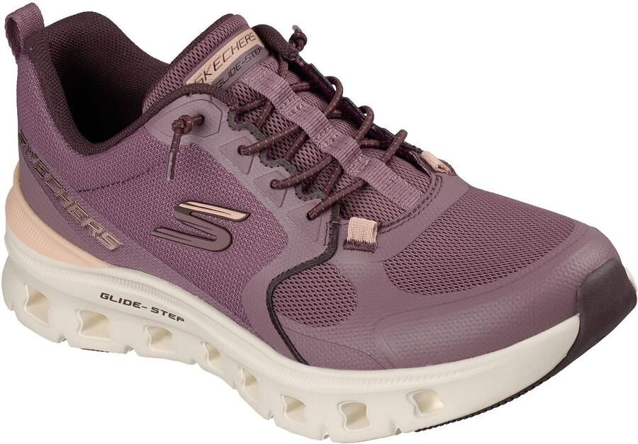 Skechers Glide-Step Pro Textiel Dames Plompe Mesh Synthetisch Perzik Afwerking Sneakers