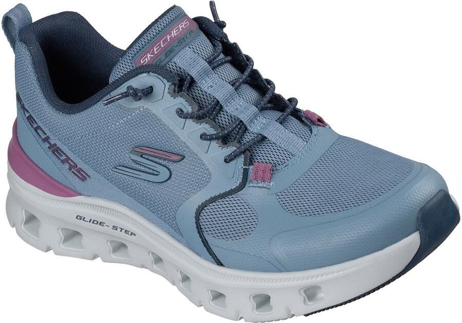 Skechers Glide-Step Pro Textiel Dames Slate Mesh Magenta Trim Sneakers