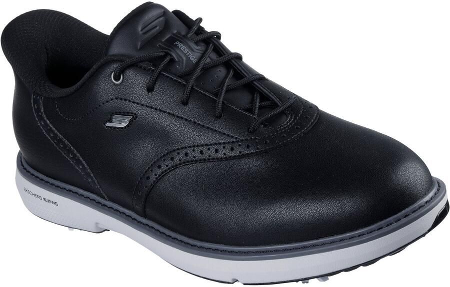 Skechers GO Golf Prestige Leren Herenschoenen Zwart