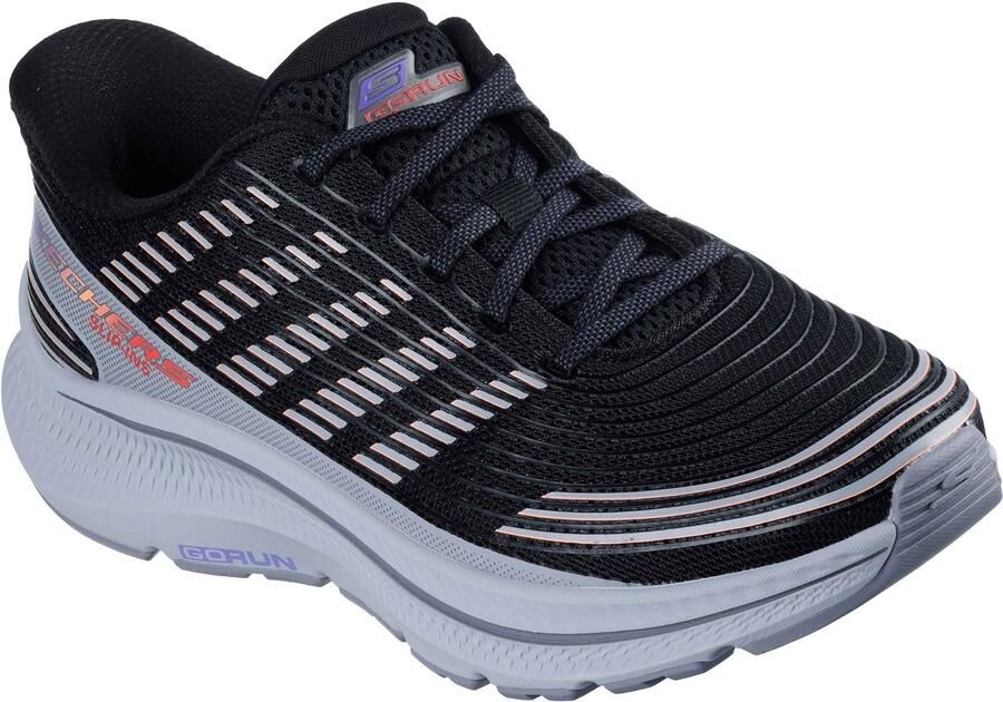 Skechers GO RUN Consistent 2.0 Senna Textiel Dames Zwart Multi Standaard Sneakers