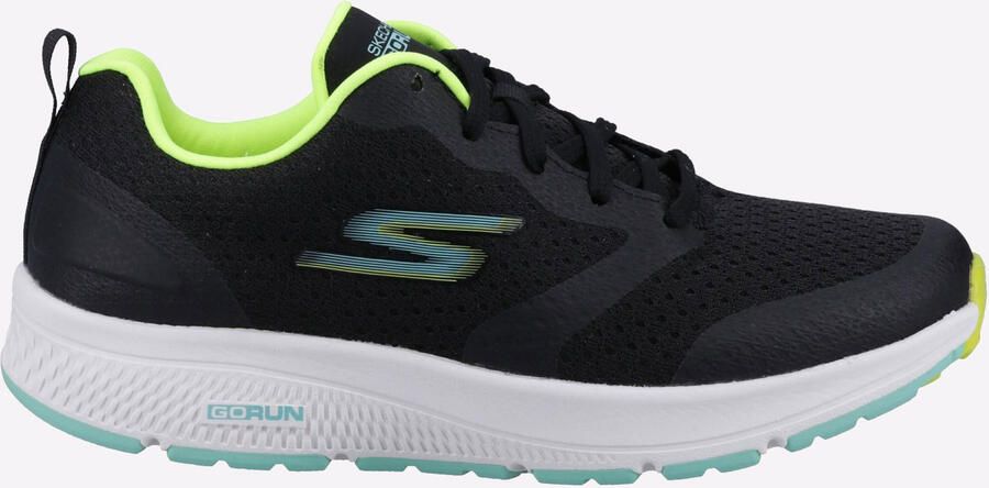Skechers GO RUN Consistent Intensify-X Textiel Dames Zwarte Lime Sneakers