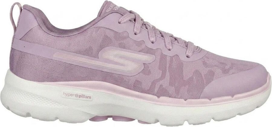 Skechers Go Walk 6 Mesh-sportschoenen voor dames (Mauve) - Foto 1