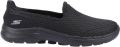 Skechers Go Walk 6 Polyester Dames Zwarte Sneakers - Zwart