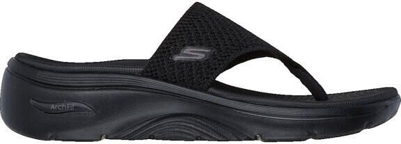 Skechers Go Walk Arch Fit 2.0 Polyester Dames Zwarte Sandalen