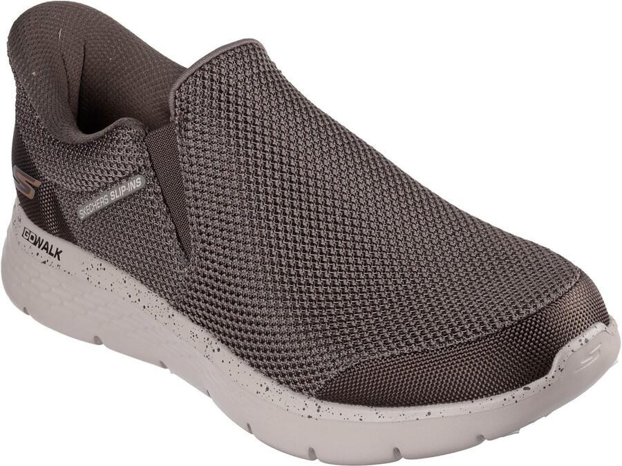 Skechers GO WALK Flex Ojai Textiel Herentrainers in Khaki