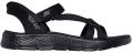 Skechers Go walk flex sandal illumin - Zwart