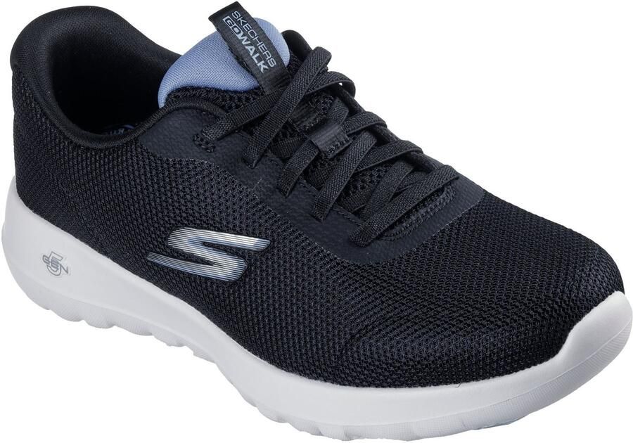 Skechers GO WALK Joy Rina Textiel Dames Zwart Blauw Sneakers