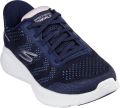 Skechers Go Walk Now Khloe Textiel Dames Marineblauw witte Sneakers - Marineblauw
