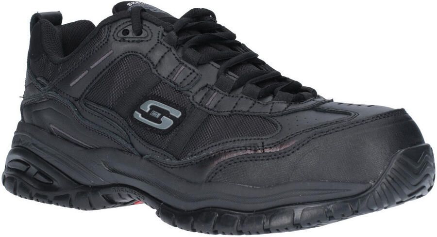 Skechers Heren Soft Stride Relaxed Fit Veterschoenen met Veiligheidsfunctie