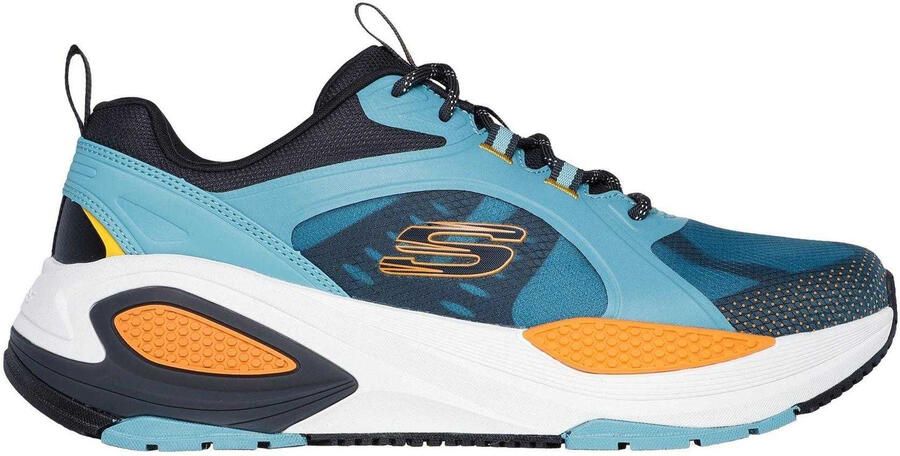 Skechers Heren-sportschoenen van monomesh (Blauw oranje)