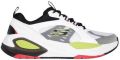 Skechers Heren-sportschoenen van monomesh (Wit Groen Zwart) - Wit