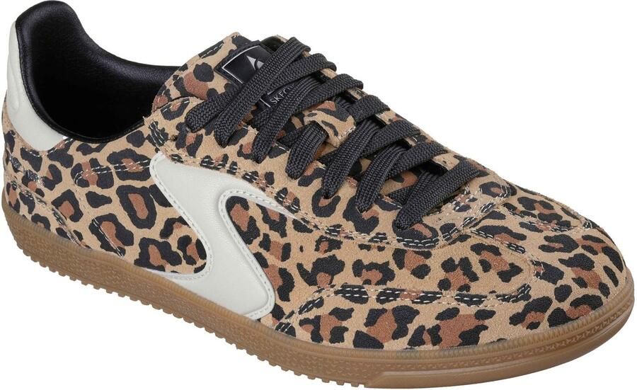 Skechers Hotshot On The Prowl Hotshot On The Prowl Leren Dames Leopard Sneakers - Foto 1