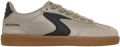 Skechers Hotshot Varsity leren sportschoenen voor jongens (Taupe) - Taupe