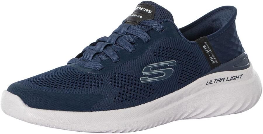 Skechers Instappers Bounder 2.0 Emerged-Sneakers Blauw
