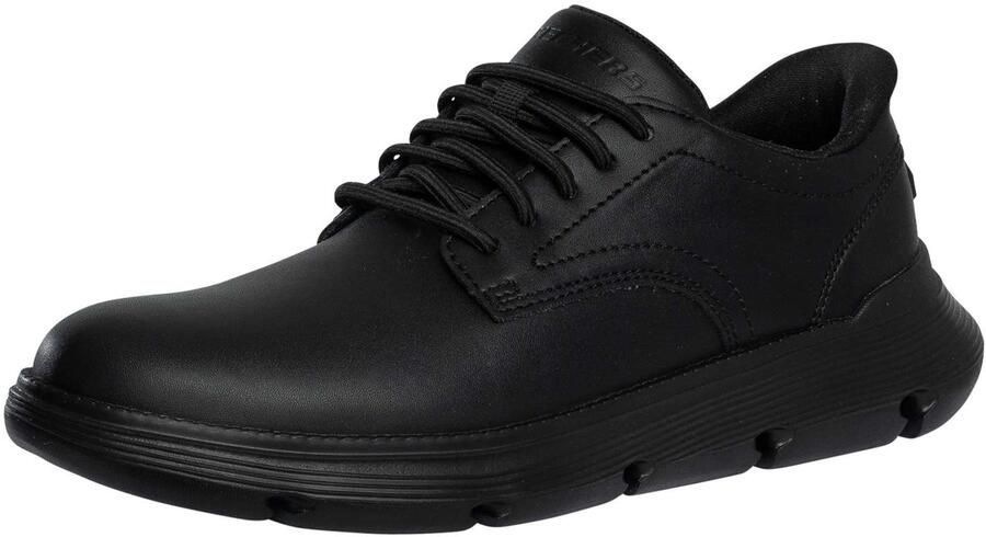 Skechers Instappers Garza Leren Sneakers Zwart