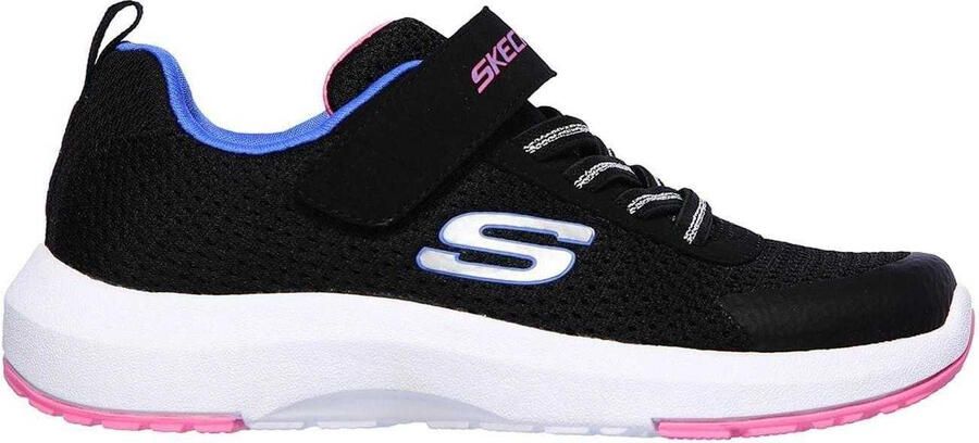 Skechers Kinderen Dyna Tread Sneakers (Zwart Roze)