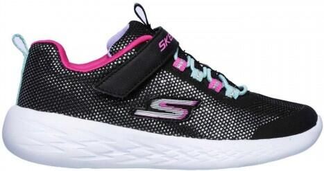 Skechers Kinderen Go Run 600 Sparkle Sneakers (Zwart)