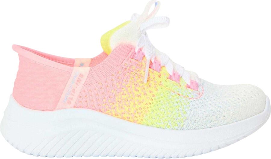 Skechers Kinderen Ultra Flex 3.0 Gradient Sneakers (Koraal)