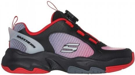 Skechers Kinderrugtechnologie Casual Sneakers (Zwart Rood)