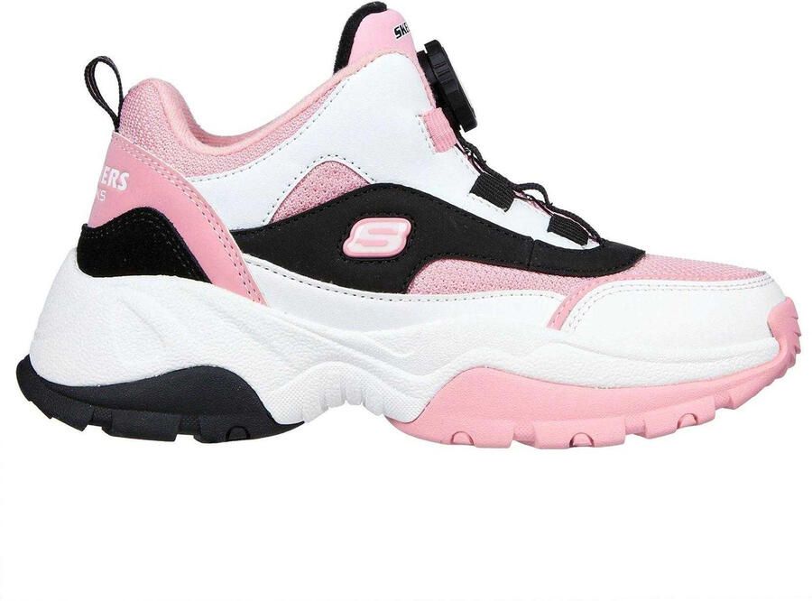 Skechers Kozmiks1-sportschoenen voor kinderen (Roze Zwart)