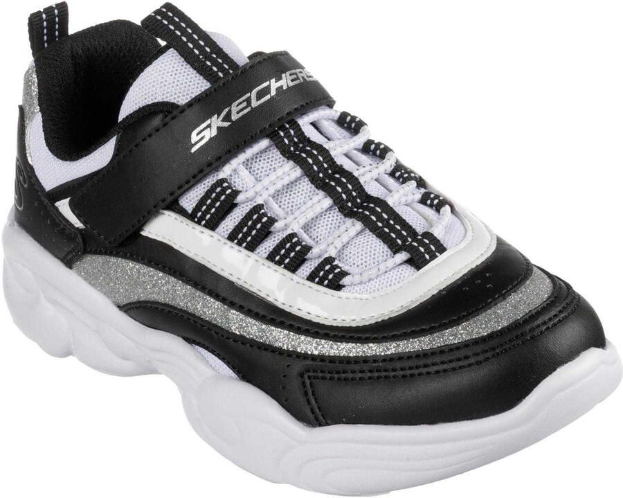 Skechers Lage sneakers voor kinderen (Zwart Wit)
