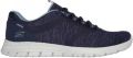 Skechers Luminate-sportschoenen voor dames (Marine) - Marineblauw