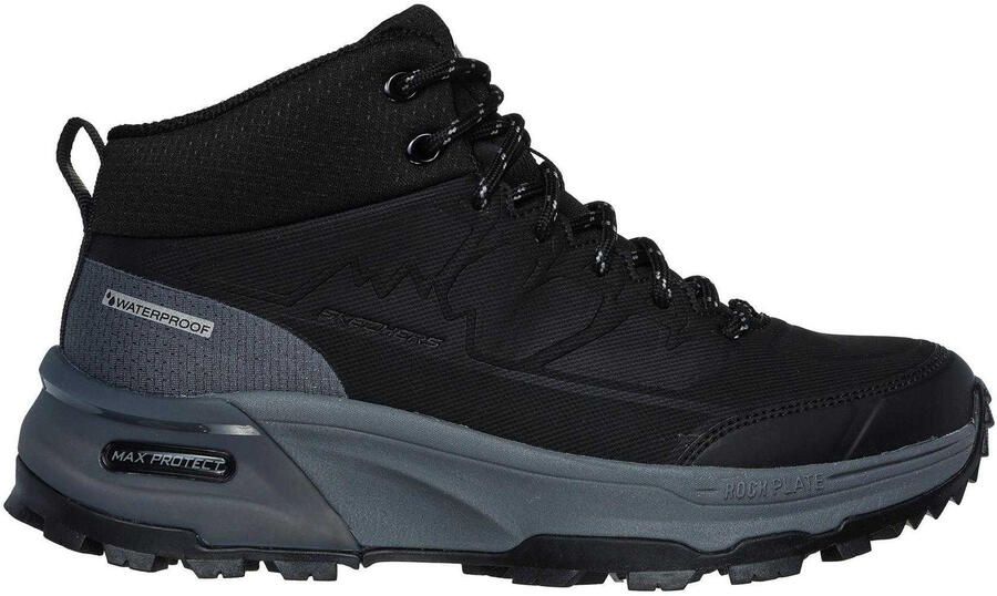 Skechers Max Protect wandelschoenen voor dames (Zwart Kool)