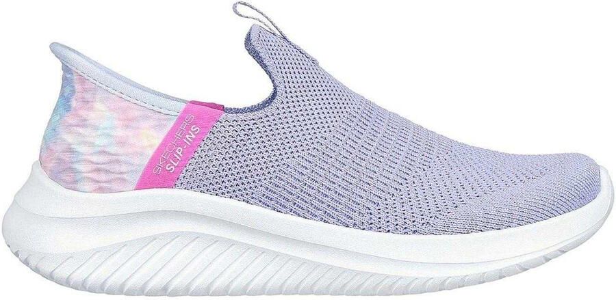 Skechers Meisjes Ultra Flex 3.0 Tie Dye Instap Schoenen (Lavendel)