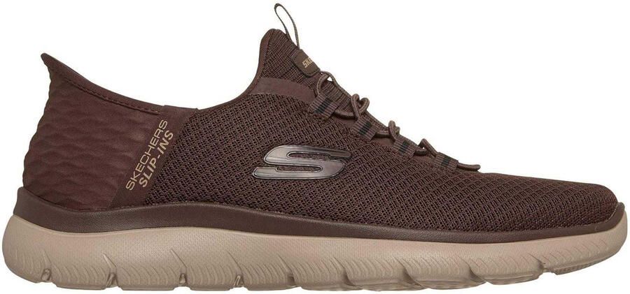 Skechers Mens Summits Hoge Slip-In-sportschoenen (Chocolade)