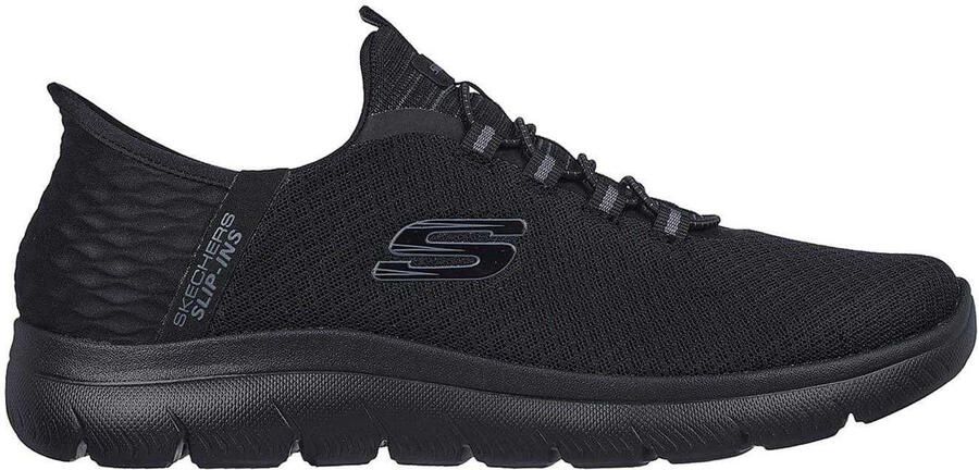 Skechers Mens Summits Hoge Slip-In-sportschoenen (Drievoudig zwart)