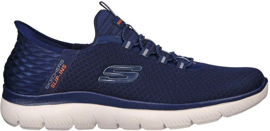 Skechers Mens Summits Hoge Slip-In-sportschoenen (Marine)