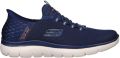 Skechers Mens Summits Hoge Slip-In-sportschoenen (Marine) - Marineblauw