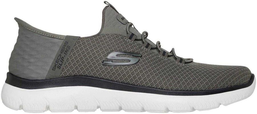 Skechers Mens Summits Hoge Slip-In-sportschoenen (Olijf)