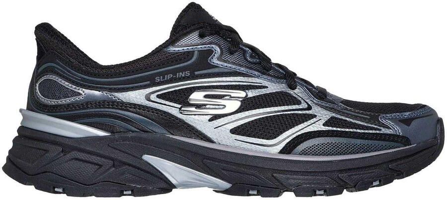 Skechers Metallic instapschoenen voor dames (Zwart)