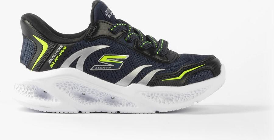 Skechers Meteor-lights-brisk-beams Jongens Sneakers Marineblauw Zwart