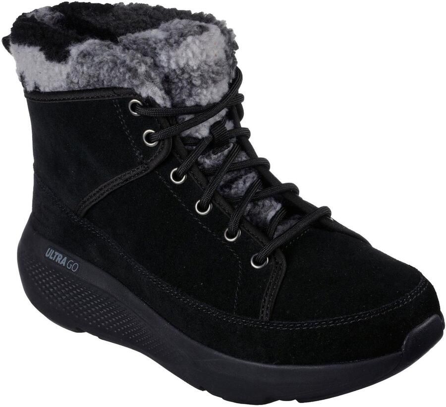 Skechers OTG Elevate hoge sneakers voor dames (Zwart Grijs)