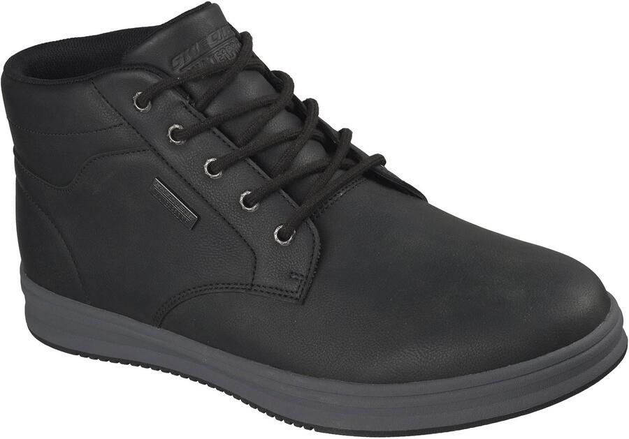Skechers Palmiro Wallace Herenschoenen Zwarte Enkellaarzen