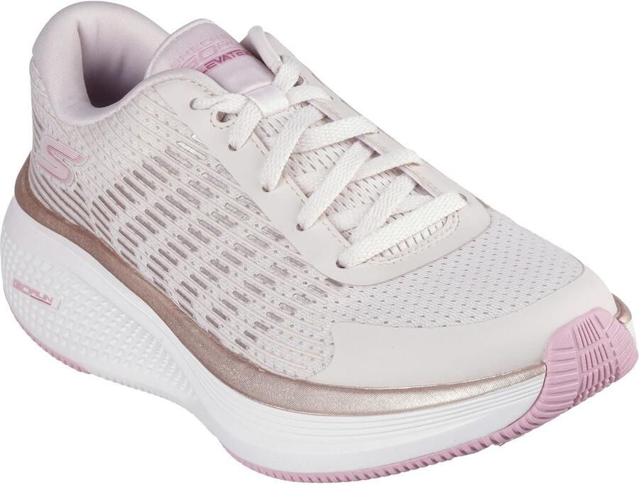 Skechers Performance GO RUN Elevate 2.0 Textiel Dames Natuur Roze Trainers