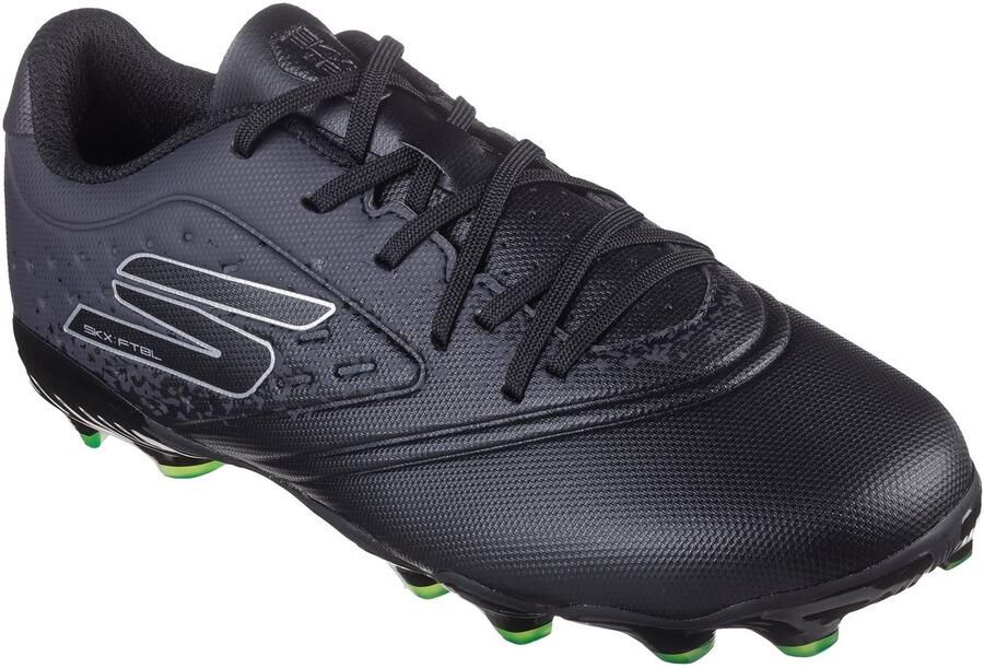Skechers Performance Razor 1.5 Jr Jeugd FG Heren Zwart Zilver Voetbalschoenen