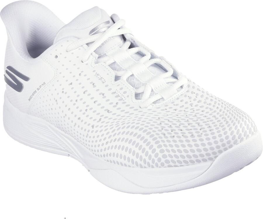 Skechers Performance Viper Court Reload Polyurethaan Heren Witte Sneakers
