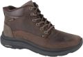 Skechers Pollard Waylon Leder Heren Koffie Enkelboots - Bruin