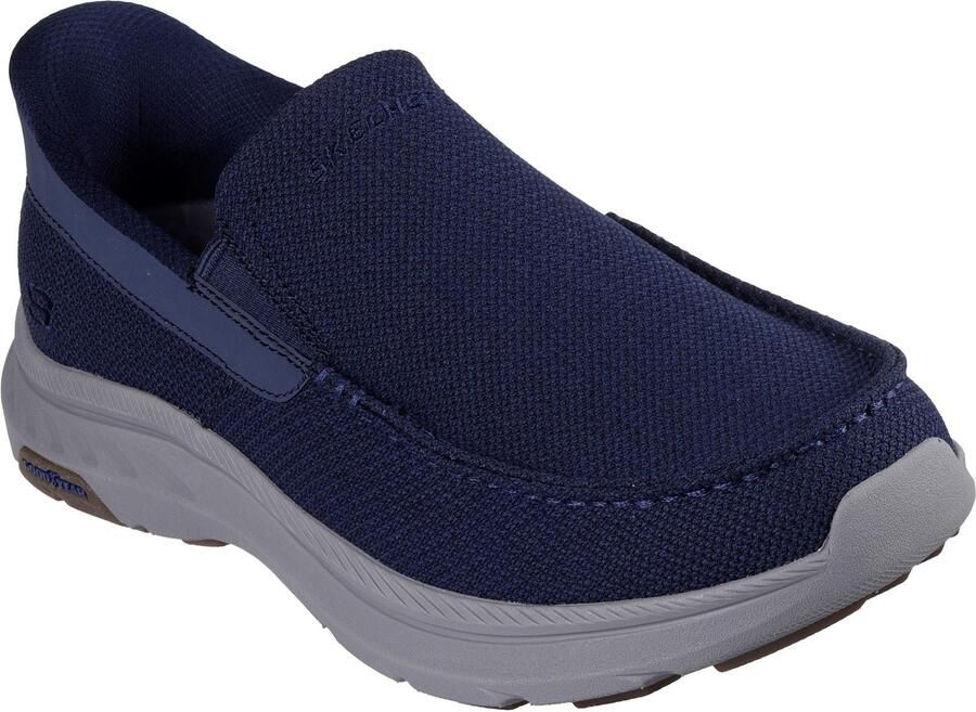 Skechers Pollard Wilfred Textiel Heren Navy Loafers